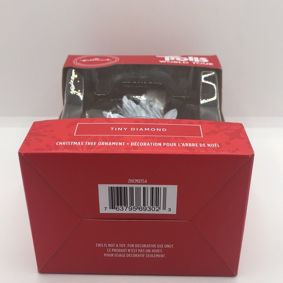 2020 Hallmark Dream Works Trolls World Tour Tiny Diamond Christmas Tree Ornament - Picture 6 of 9